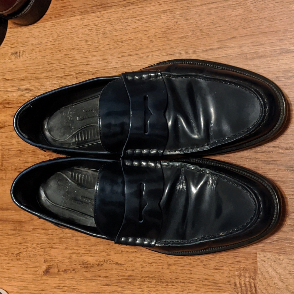 Boss Dark Navy almost Black Loafers